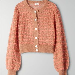 aritzia wilfred polka sweater